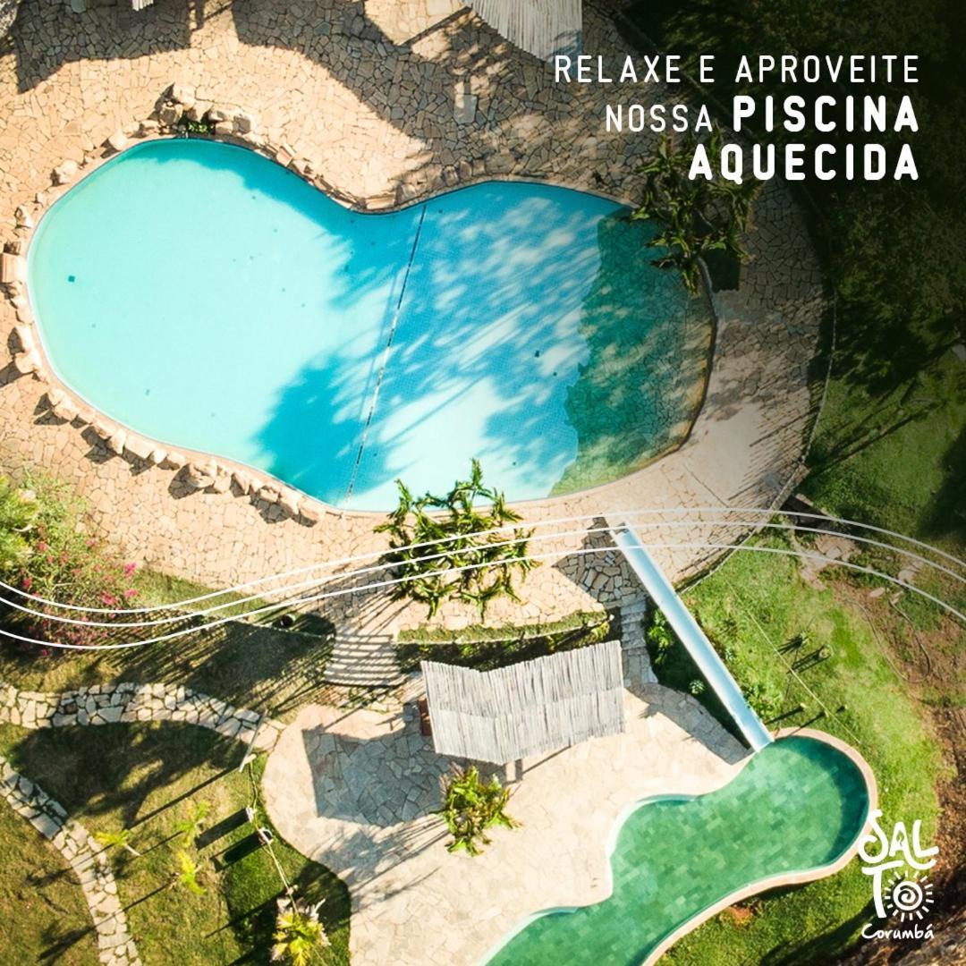 Salto Corumba Hotel Camping Clube Corumbá de Goiás Eksteriør bilde